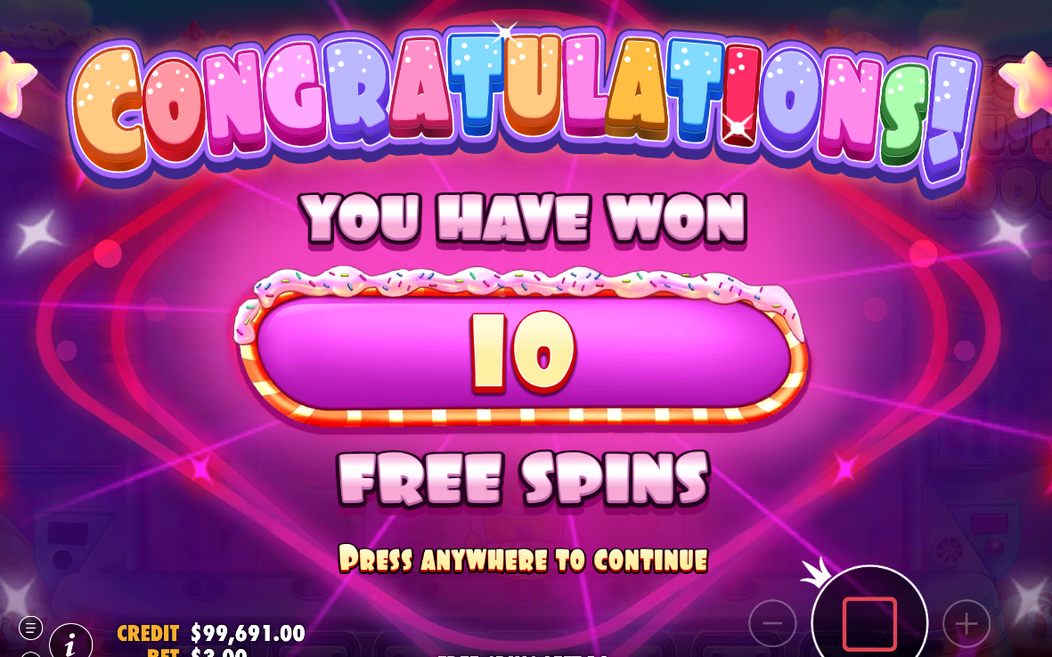 Free Spins med särskilda rullar och antal spins kvar
