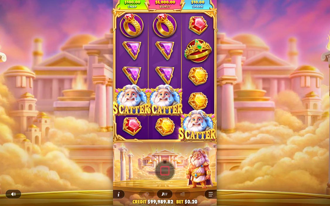 Free Spins-runda med symboler i rutnätet